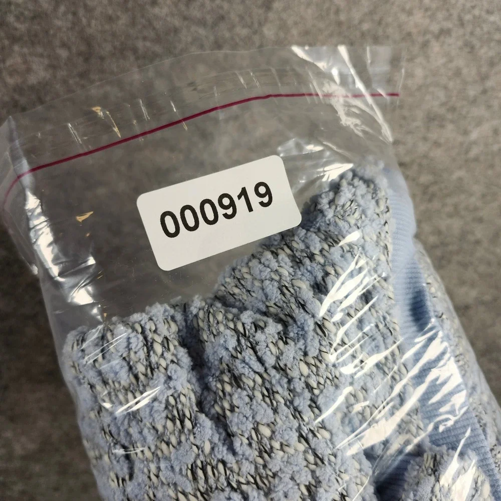 LOFT Textured 3D Light Blue Sweater Womens XL Crew Neck Long Sleeve Casual‎ Knit